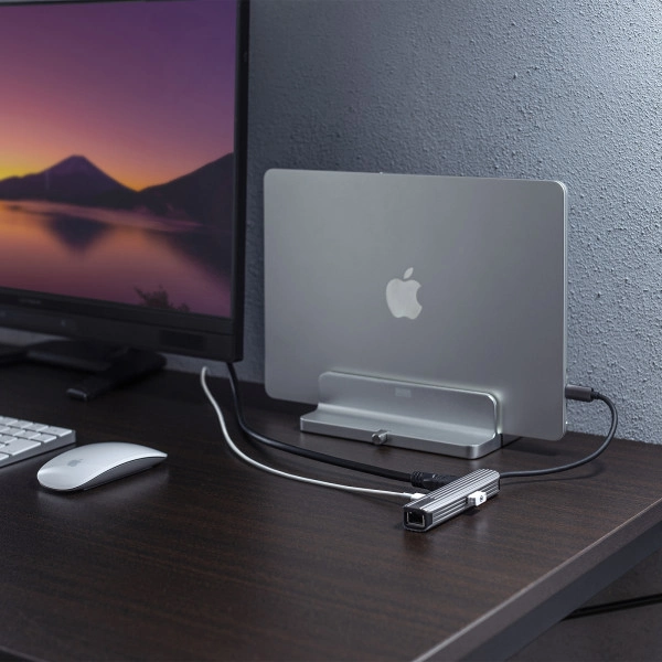 USB Type-Cマルチ変換アダプタ（HDMI＋LAN付・ケーブル15cm） USB-3TCHLP7S