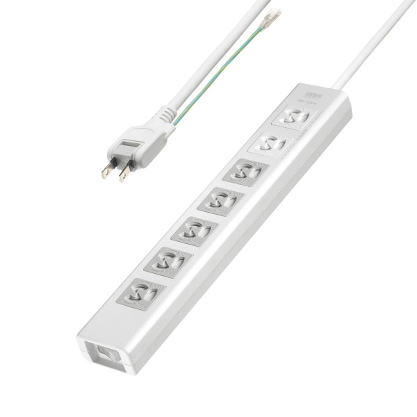抜け止めシャッタータップ(3P・7個口・5m) TAP-F37SH-5KS