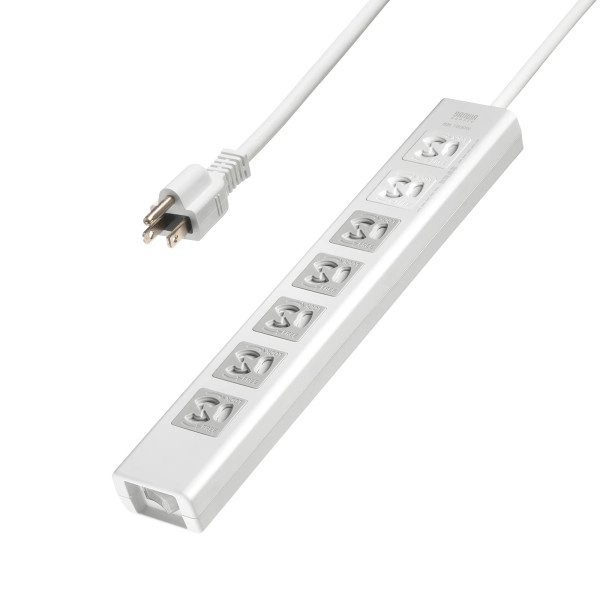 抜け止めシャッタータップ(3P・7個口・3m) TAP-F37SH-3K