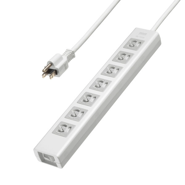 抜け止めシャッタータップ(3P・7個口・3m) TAP-F37SH-3Z