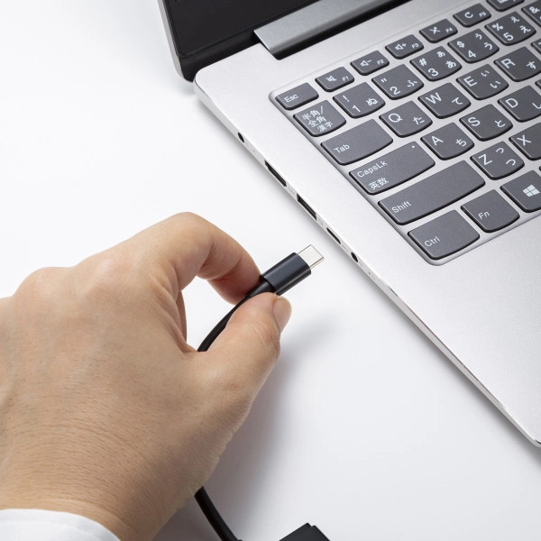 USB Type-C　ハブ（A×2/C×1） USB-3TCP9BK