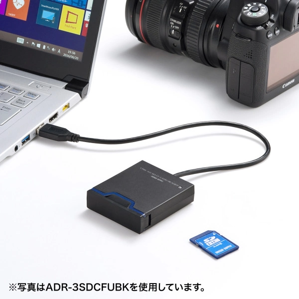 USB3.2 Gen1 SDカードリーダー ADR-3SDUBKN
