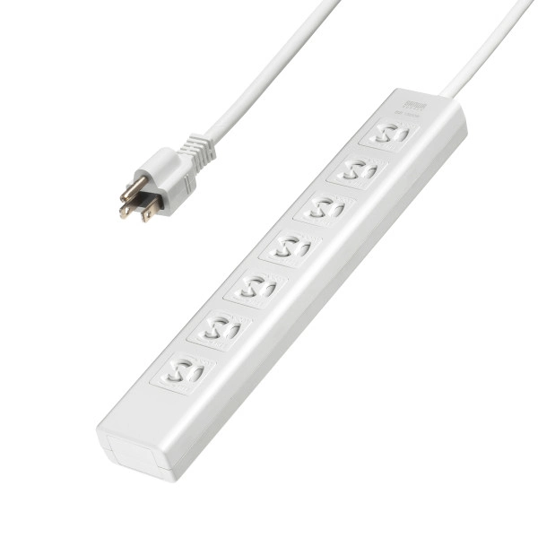 抜け止めシャッタータップ(3P・7個口・3m) TAP-F37SH-3R