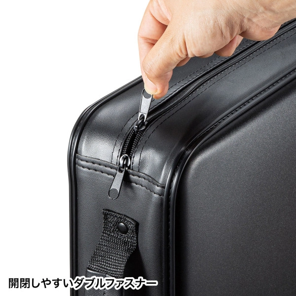 ブルーレイディスク対応セミハードケース（320枚収納・ブラック） FCD-WLBD320BK