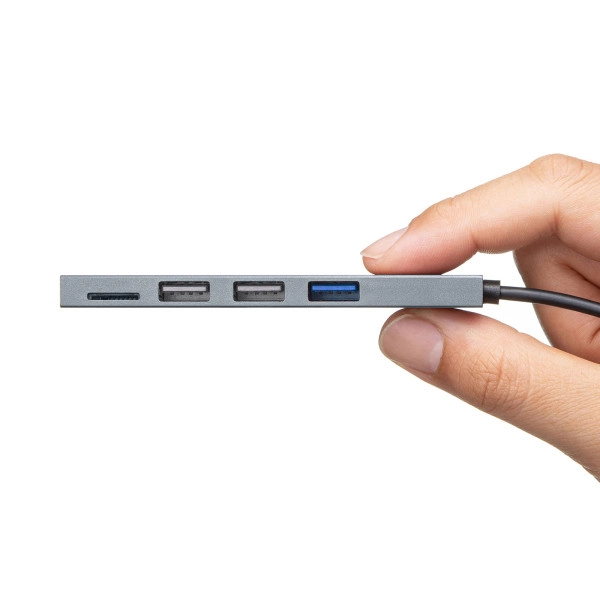 Type-C 3ポート コンボスリムハブ（カードリーダー付き） USB-3TCHC19S