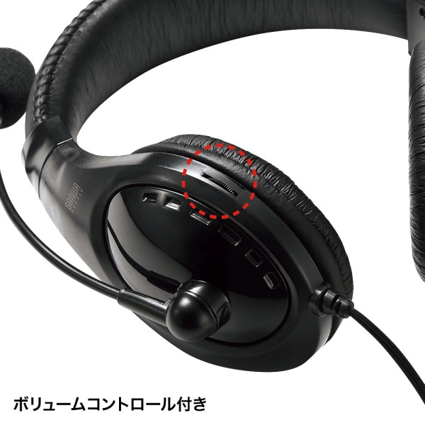 4極対応ヘッドセット MM-HS401BK