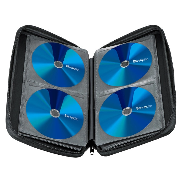 ブルーレイディスク対応セミハードケース（56枚収納・ブラック） FCD-WLBD56BK