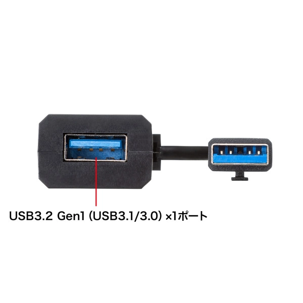 USB3.1 Gen1+USB2.0コンボハブ USB-3H421BK