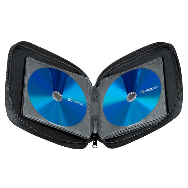 ブルーレイディスク対応セミハードケース（24枚収納・シルバー） FCD-WLBD24S