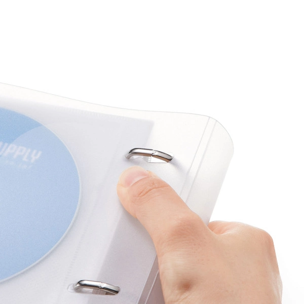 リングファイルケース（24枚収納・クリア） FCD-RG24CLN