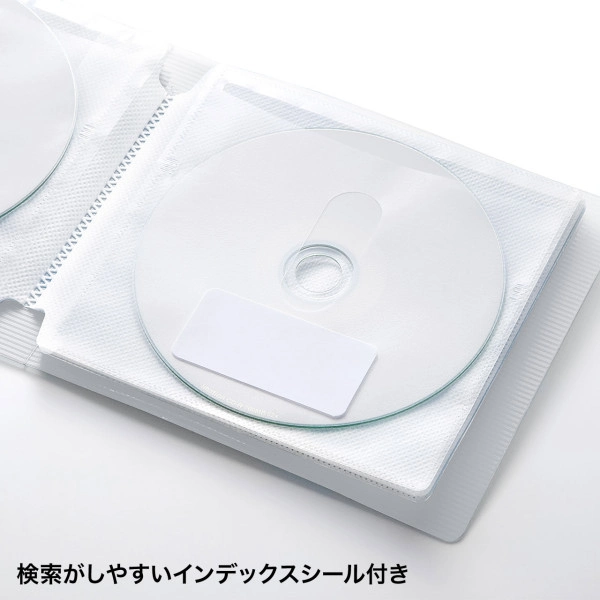 DVD・CDファイルケース（12枚収納・クリア） FCD-FL12CL