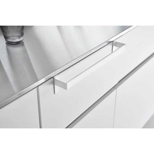 【Plate】滑り落ち防止キッチンタオルハンガーバー プレート ワイド ホワイト