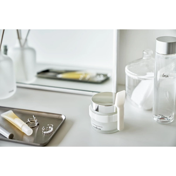 【tower】収納バンド付き美容クリームスパチュラ タワー ホワイト