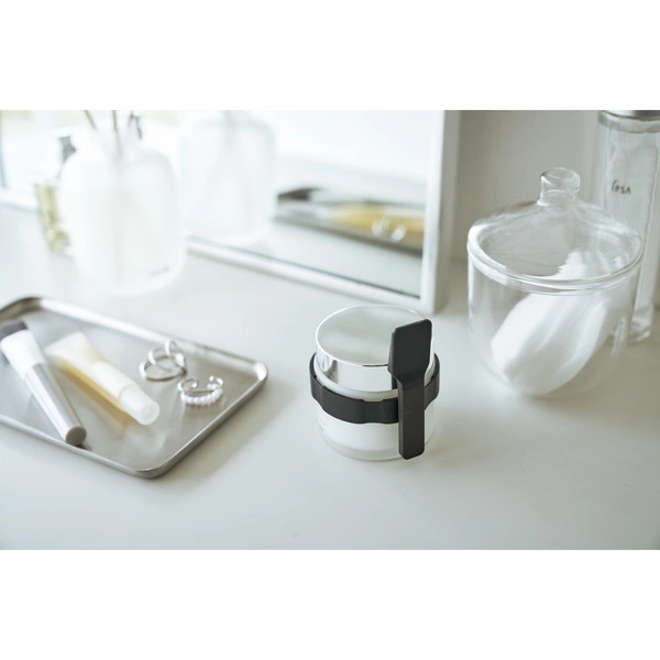 【tower】収納バンド付き美容クリームスパチュラ タワー ブラック