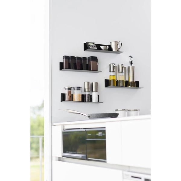 【tower】マグネットキッチン棚 タワー S ブラック