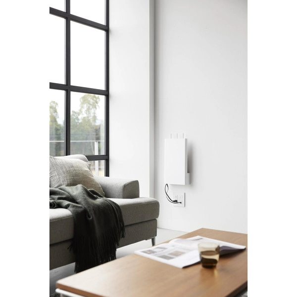 【tower】ウォール隠せるルーター収納 タワー Lサイズ 石こうボード壁対応 ホワイト