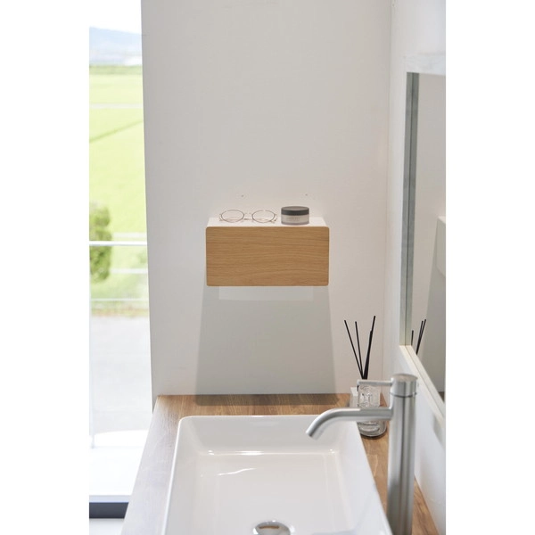 【RIN】ウォールペーパータオルディスペンサー リン 石こうボード壁対応 ナチュラル