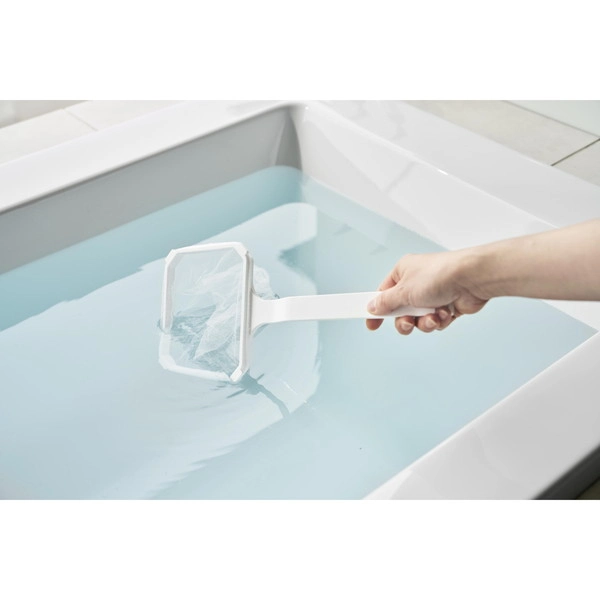 【tower】マグネット浴槽&洗濯槽ゴミ取りネットホルダー タワー ホワイト