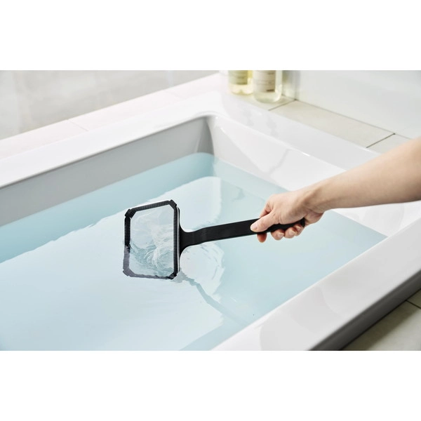 【tower】マグネット浴槽&洗濯槽ゴミ取りネットホルダー タワー ブラック