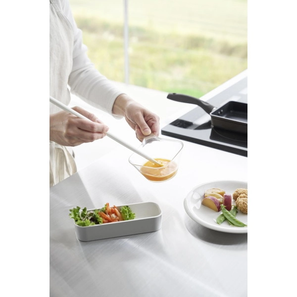 【tower】電子レンジ対応洗いやすいハンドル付き下ごしらえボウル タワー S クリア