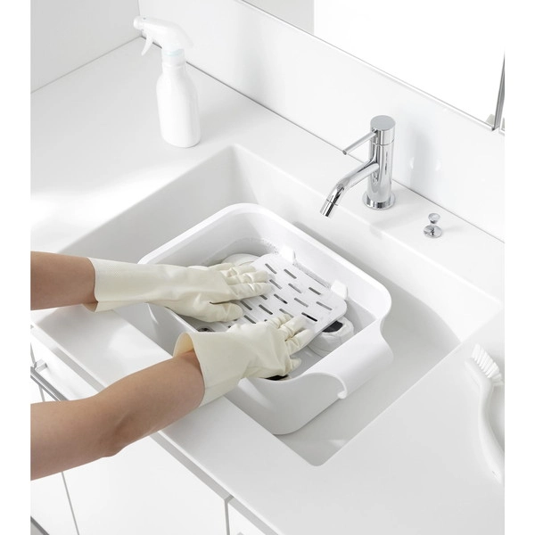 【tower】バケツで使える洗濯&浸け置き板 タワー ホワイト