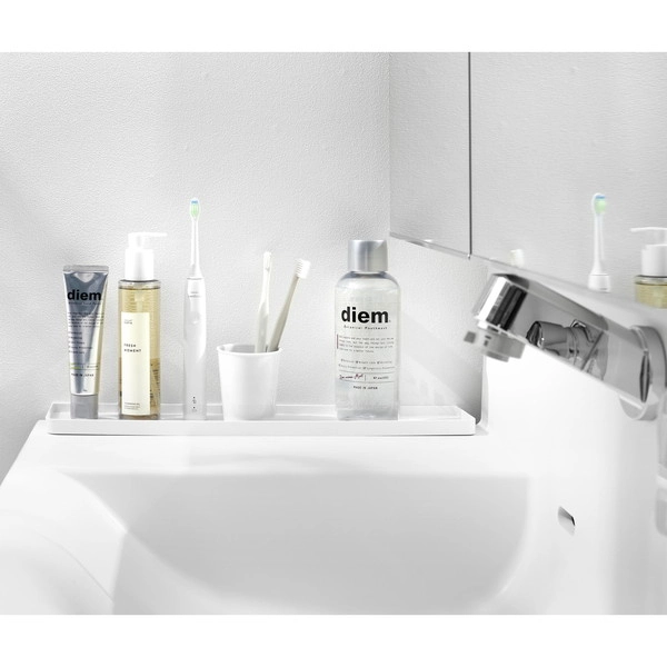 【tower】洗面台横隙間トレー タワー ホワイト