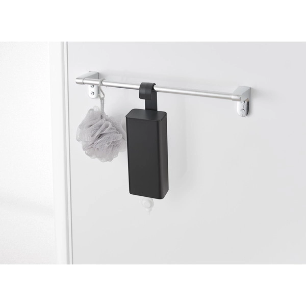 【tower】引っ掛けバスルーム詰め替えパウチディスペンサー収納ホルダー タワー S ブラック