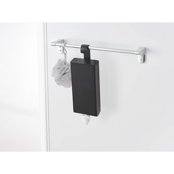 【tower】引っ掛けバスルーム詰め替えパウチディスペンサー収納ホルダー タワー L ブラック