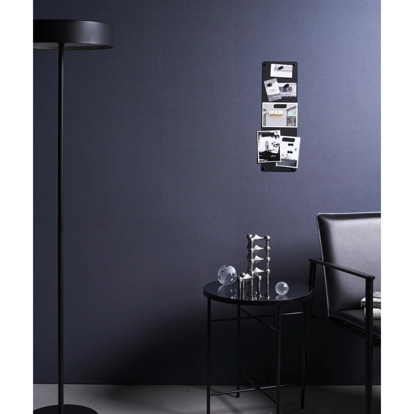 【tower】ウォールプリントスチールパネル タワー S 石こうボード壁対応 ブラック