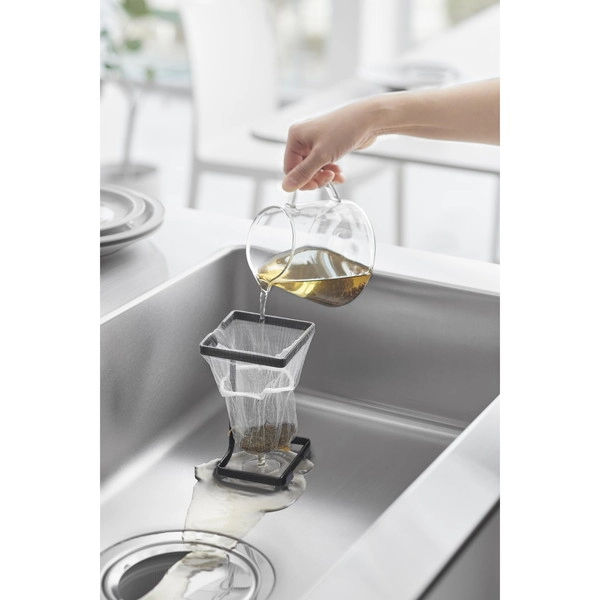 【tower】コーナーに置ける水切りネットホルダー タワー スクエア ブラック