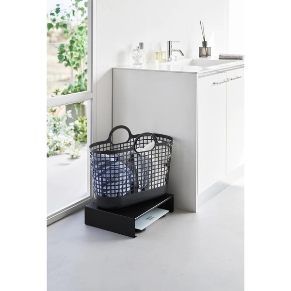 【tower】体重計上ラック タワー ブラック