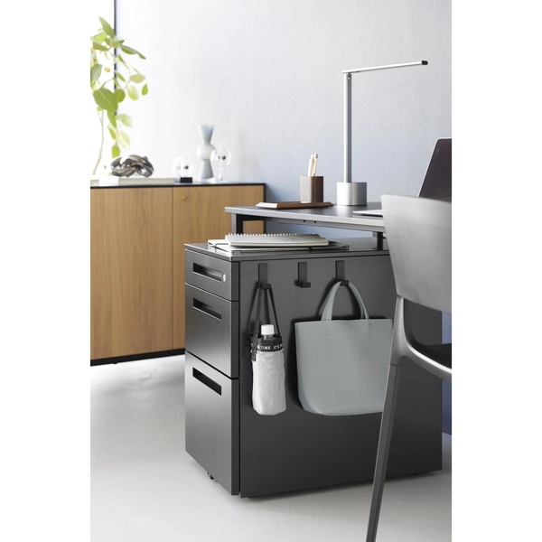 【tower】マグネットハンガーフック タワー S 3個組 ブラック