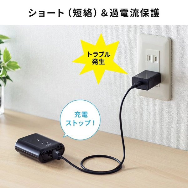 USB Type-C充電器 (1ポート・3A) ACA-IP92BK