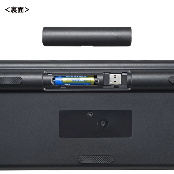 ワイヤレス静音キーボードマウスセット SKB-WL38SETBK