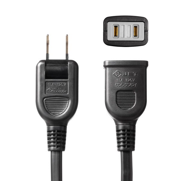 一括集中スイッチ付き電源延長コード ブラック TAP-EX4SWBK