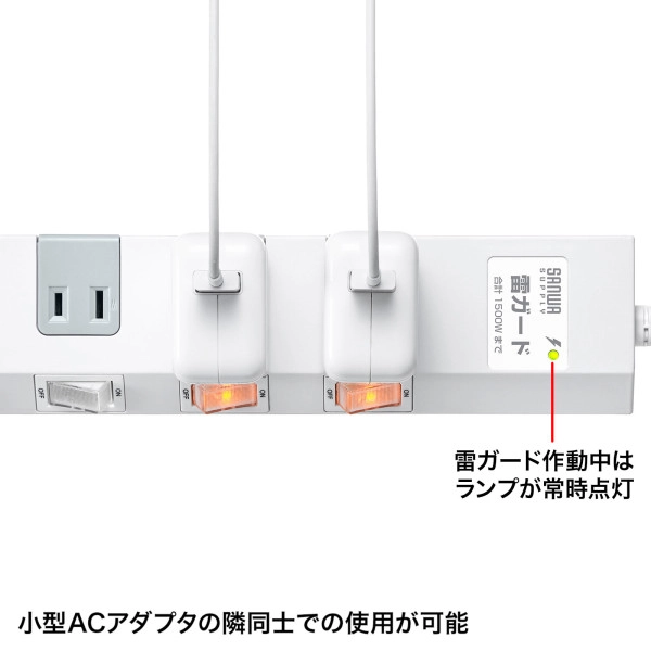 節電タップ TAP-SP2110SW-1