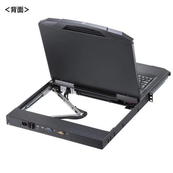 USB/VGA対応 スライドLCDコンソールドロワー SW-KVMVDR