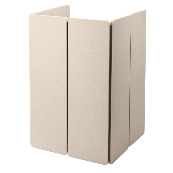 パーティションブース(H1600・ベージュ) SPT-PB002BG