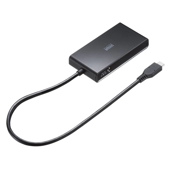 USB Type-Cハブ付き 2.5ギガビットLANアダプタ（USB Type-C接続） USB-3TCLS8BK