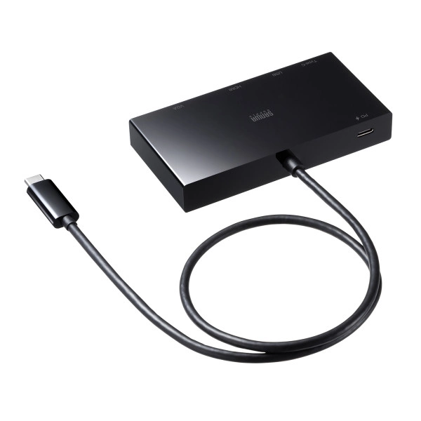 USB Type-Cマルチ変換アダプタ AD-ALCMHV2BK