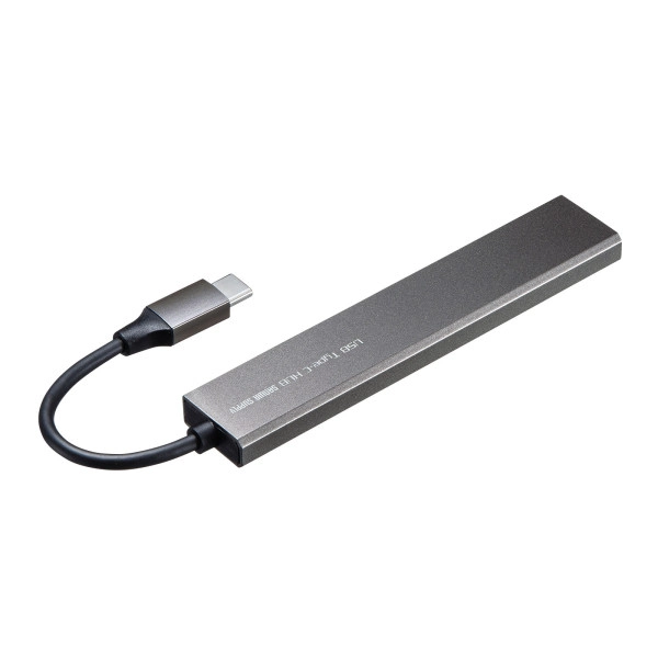 USB Type-C 4ポートスリムハブ USB-3TCH25SN