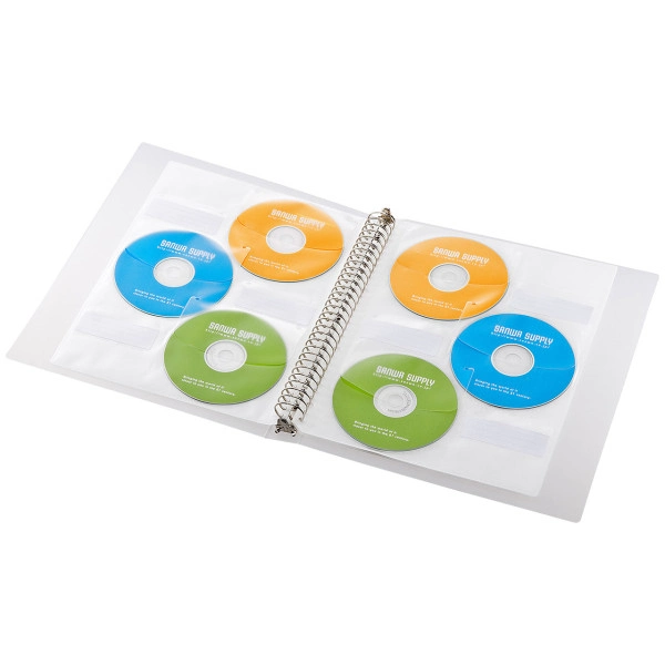 ブルーレイディスク対応A4リフィルシート（5シート入り・ホワイト） FCD-RLBD30W