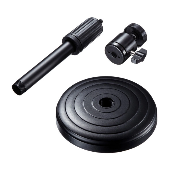 WEBカメラ用卓上スタンド(スマホホルダー付き) CMS-STN1BK