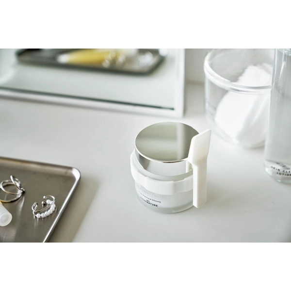 【tower】収納バンド付き美容クリームスパチュラ タワー ホワイト