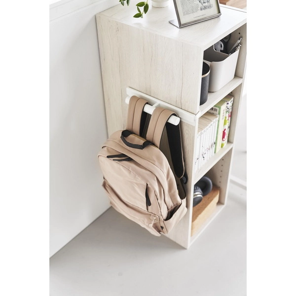 【smart】カラーボックスに差し込めるリュックハンガー スマート ホワイト