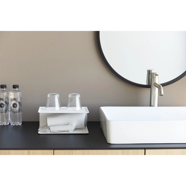 【tower】アメニティー収納 タワー 2段 ホワイト