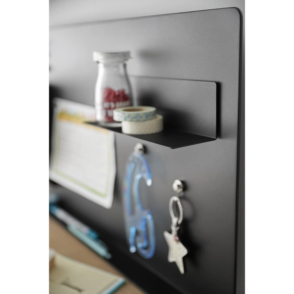 【tower】マグネット棚 タワー スチールパネル対応 ブラック