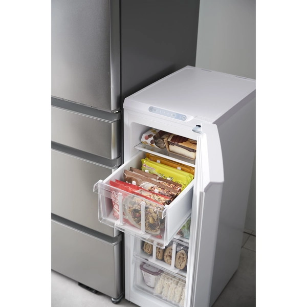 【tower】冷凍庫中仕切り調節収納スタンド タワー W27 ホワイト