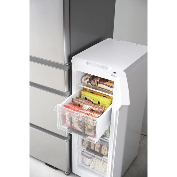 【tower】冷凍庫中仕切り調節収納スタンド タワー W27 ブラック