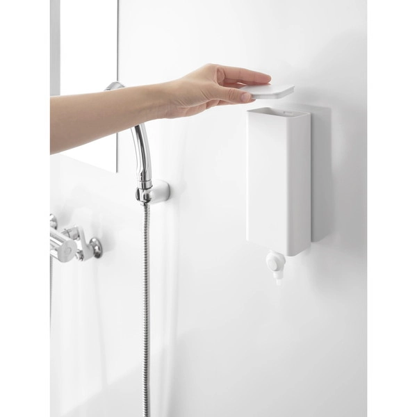 【tower】マグネットバスルーム詰め替えパウチディスペンサー収納ホルダー タワー S ホワイト